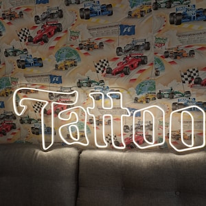 Tattoo neon sign, Tattoo led sign, tattoo art, best gift, shop neon sign, neon tattoos, wall neon sign, office neon