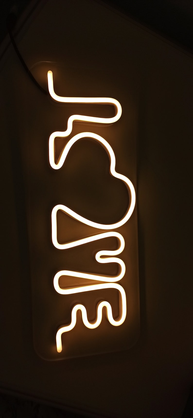 Love is a Neon Sign Neon Love Sign for Wedding Etsy