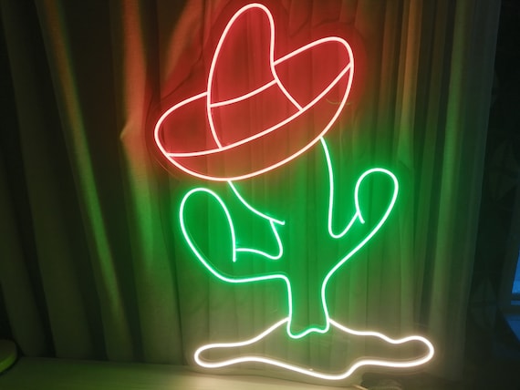 Cactus 2024 lamp neon