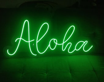 アロハ ネオンサイン、アロハ LED サイン、アロハ ライトサイン
