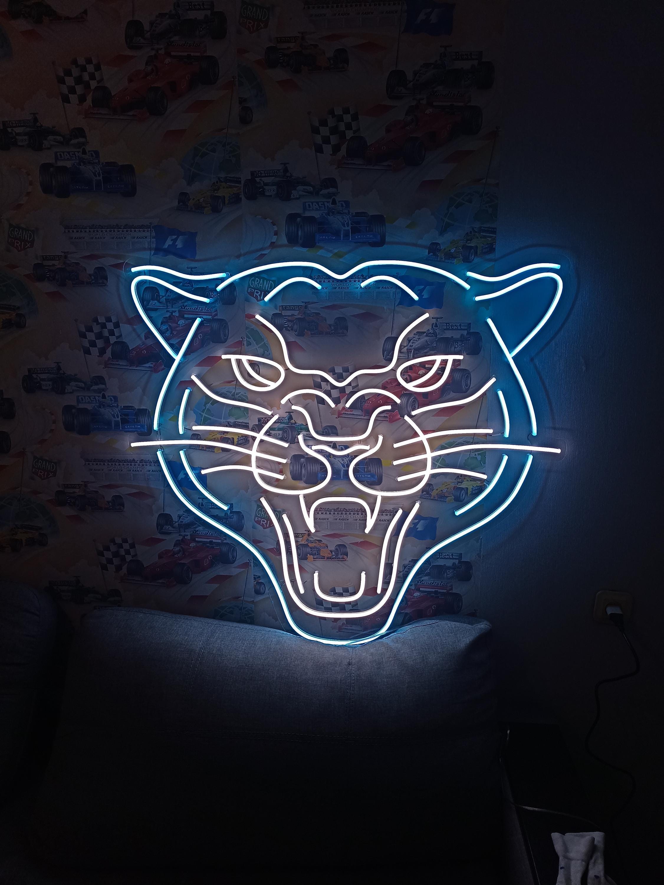 Insegne al neon a LED con cane, decorazione da parete, decorazione da parete 3D con animali, luce al neon, luna, cartello al neon con cuccioli, per camera da letto, soggiorno, perdita del