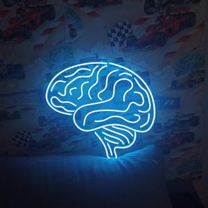 Human Brain Neon Sign, Lamp Decor for Wall Human Brain, Human Brain ...