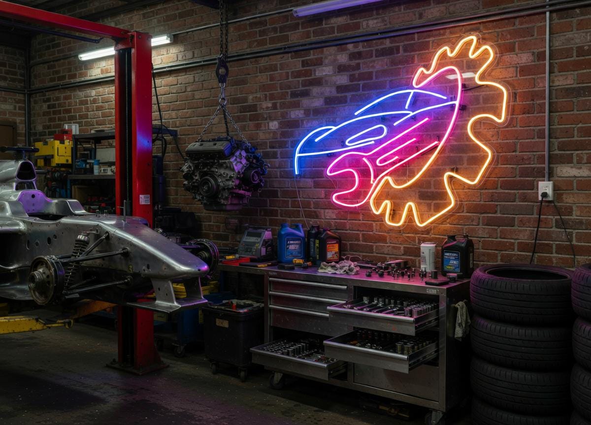 AUTO SERVICE ネオンサイン BAR・ショップ装飾 Auto Repair Shop Sign, LED Auto Repair Sign, Neon Garage Sign, Car