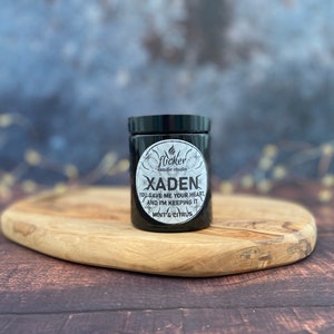 Xaden | Officially Licensed Fourth Wing by Rebecca Yarros Soy Wax Candle