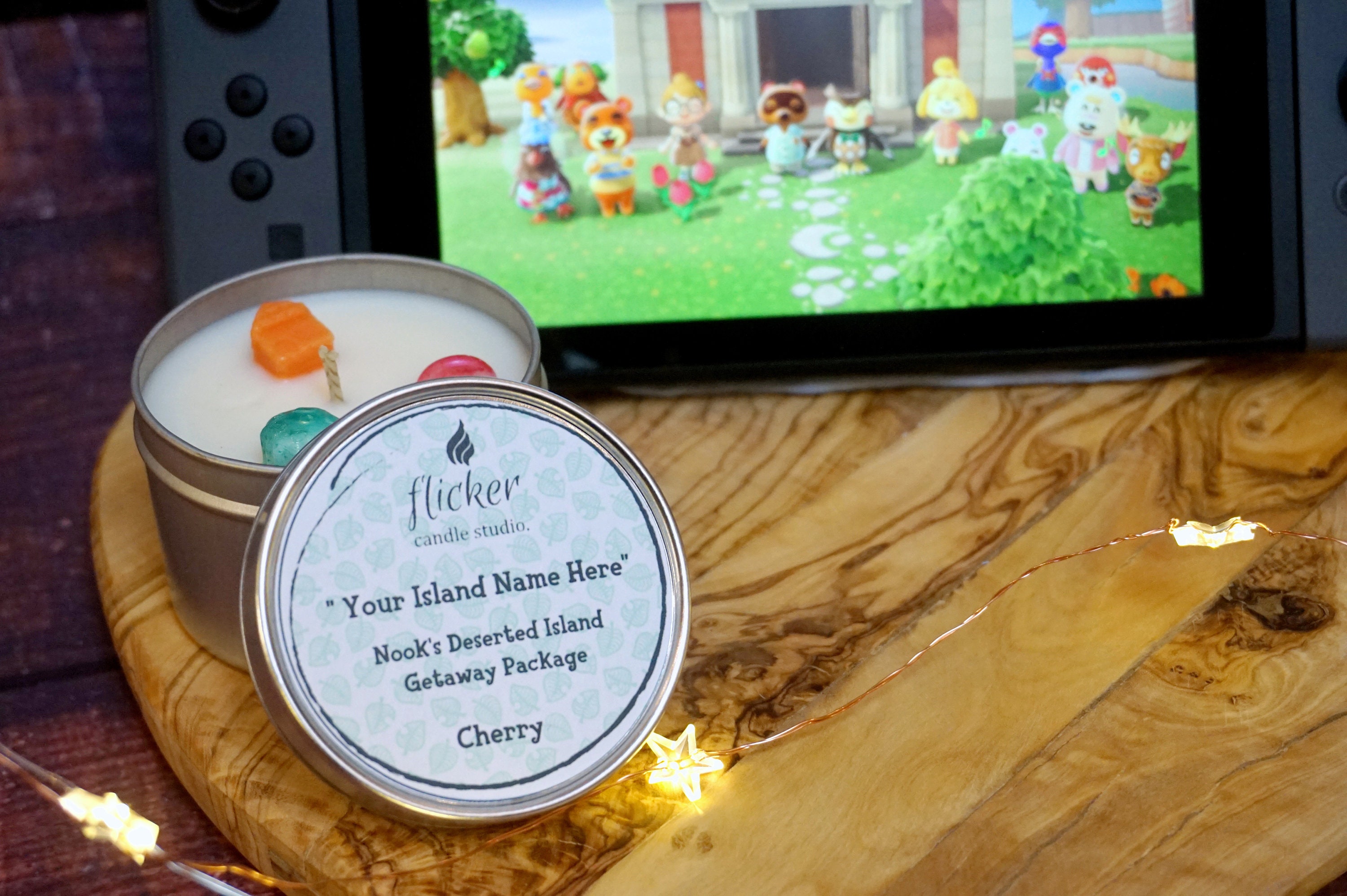 Personalised Animal Crossing Soy Wax Candle Etsy