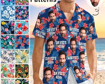 Custom Birthday Face Hawaiian Shirt: Personalized Party Group Shirts
