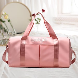 Personalized Duffle Bag: Embroidered Weekender Travel Bag
