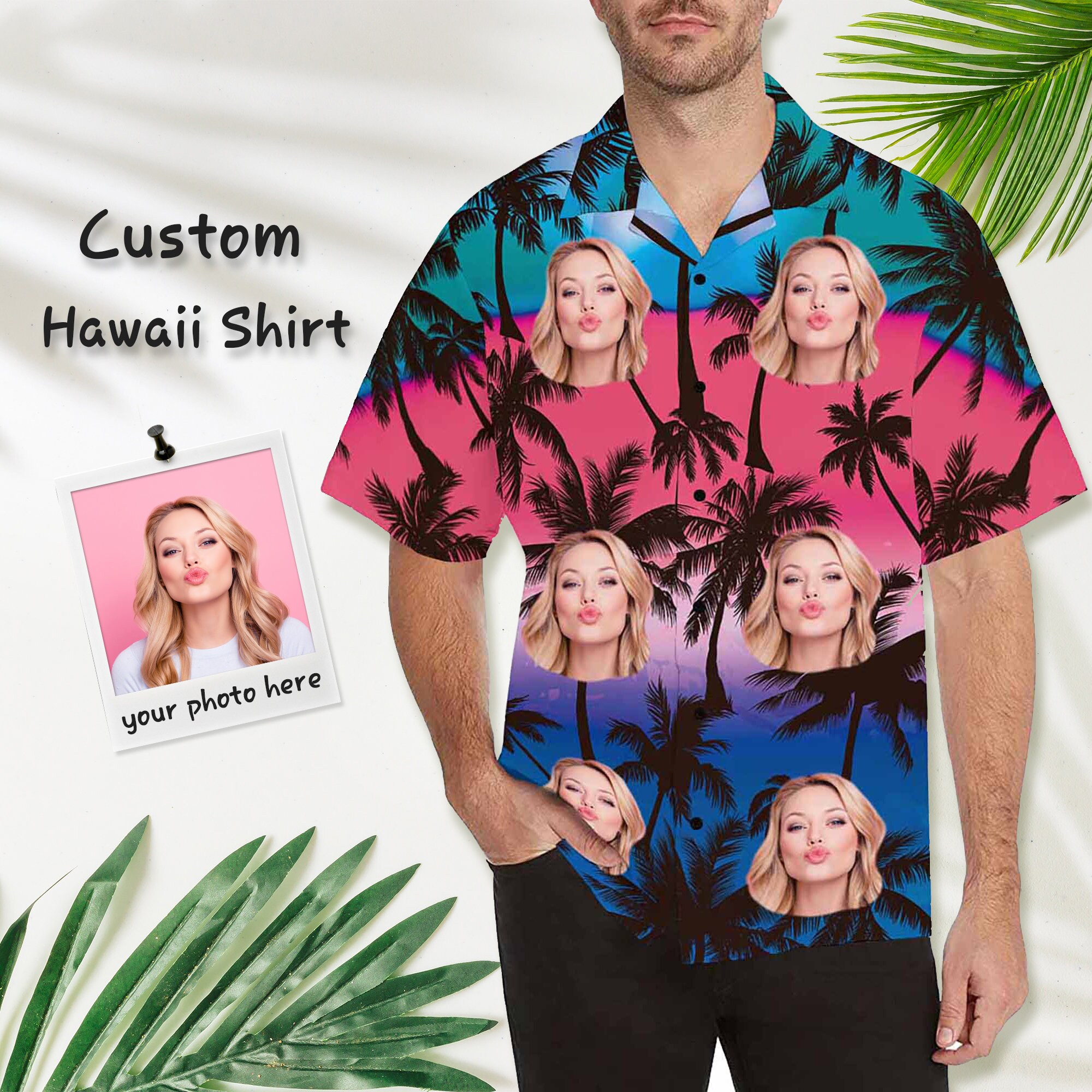 Custom Hawaiian Shirt for Man Personalized Hawaiian Shirt Etsy
