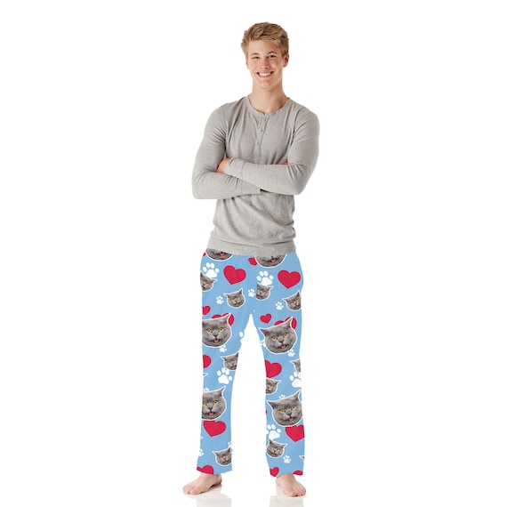 Pajamas for Women,pajama Pants,mom Gifts,custom Photo Pajama Pants,pet Dog  Pajama Pants,personalized Cat Face Pajama Pants 