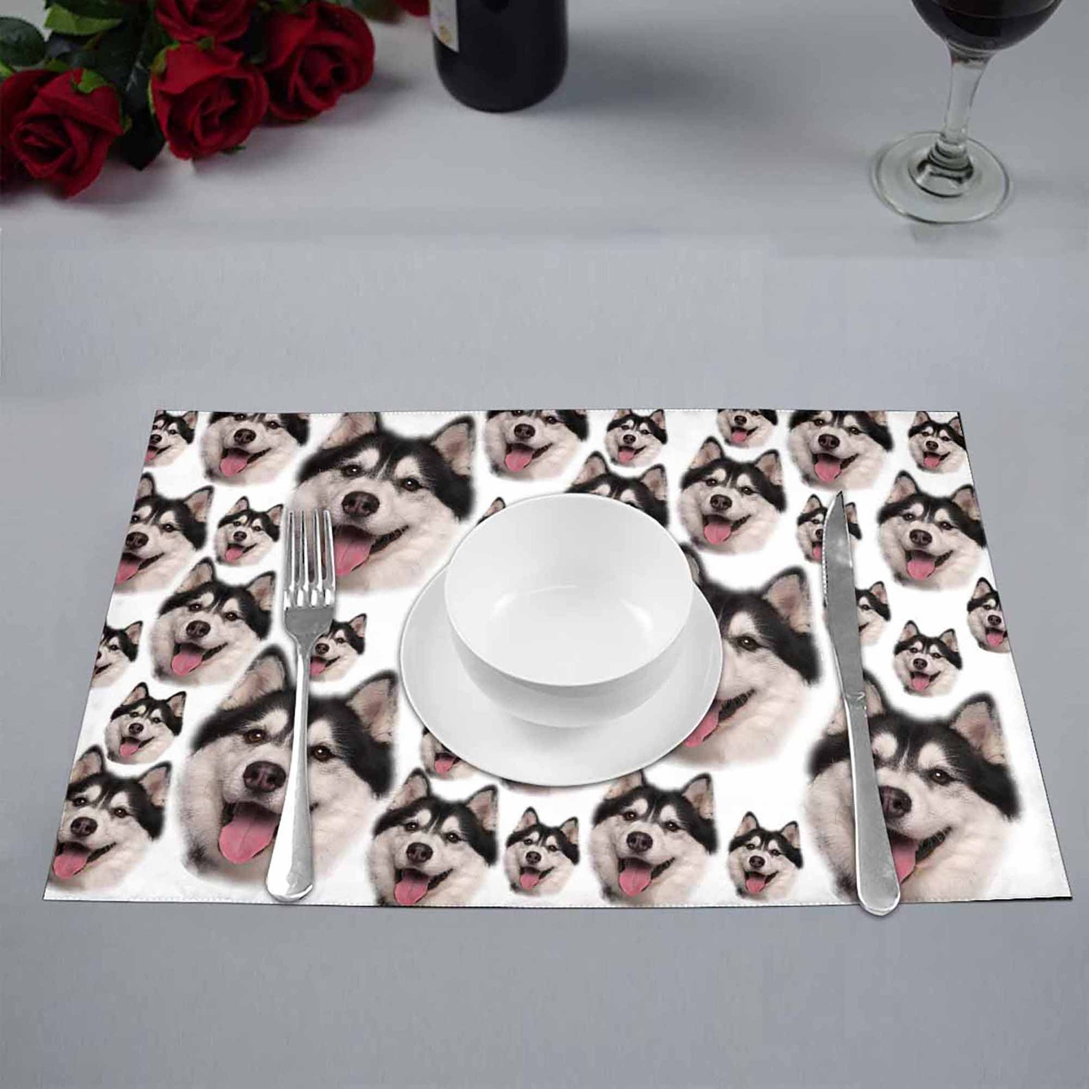 Custom Placemats Set of 2 4 6 8 10 12 Personalized Face Etsy
