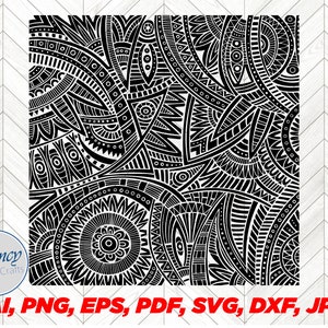 Tribal Muster SVG Muster, Tribal Druck svg, Vektor, ai, png, pdf, jpg und andere Formate