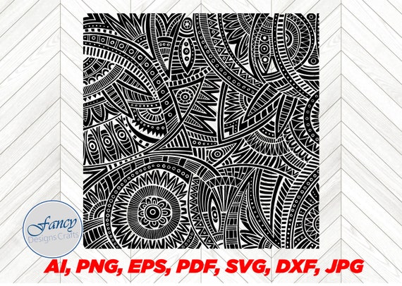 Tribal Pattern Svg Pattern Tribal Print Svg Vector Ai Png | Etsy