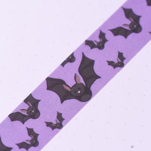 Halloween Bats Washi Tape - Bat Washi Tape - Spooky Washi Tape - Washi Tapes - Washi - Tape - Stationery - Cute Stationery - Gifts for Her
