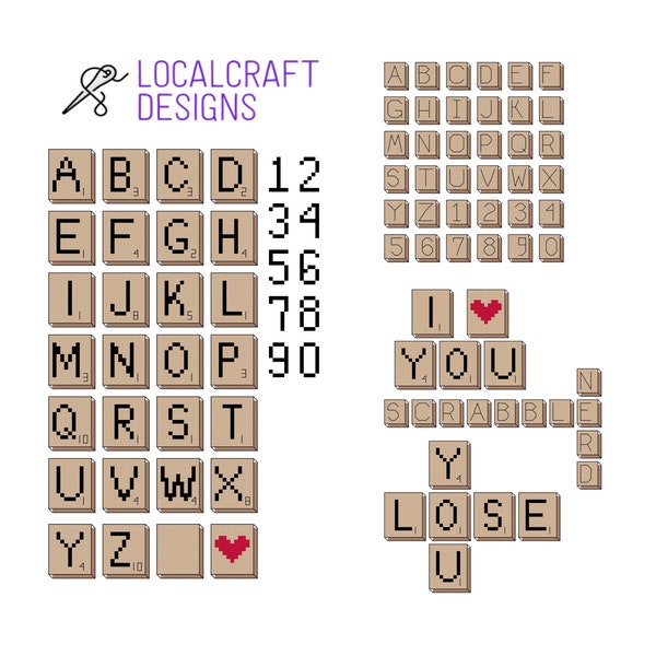 Scrabble Crafts - Etsy