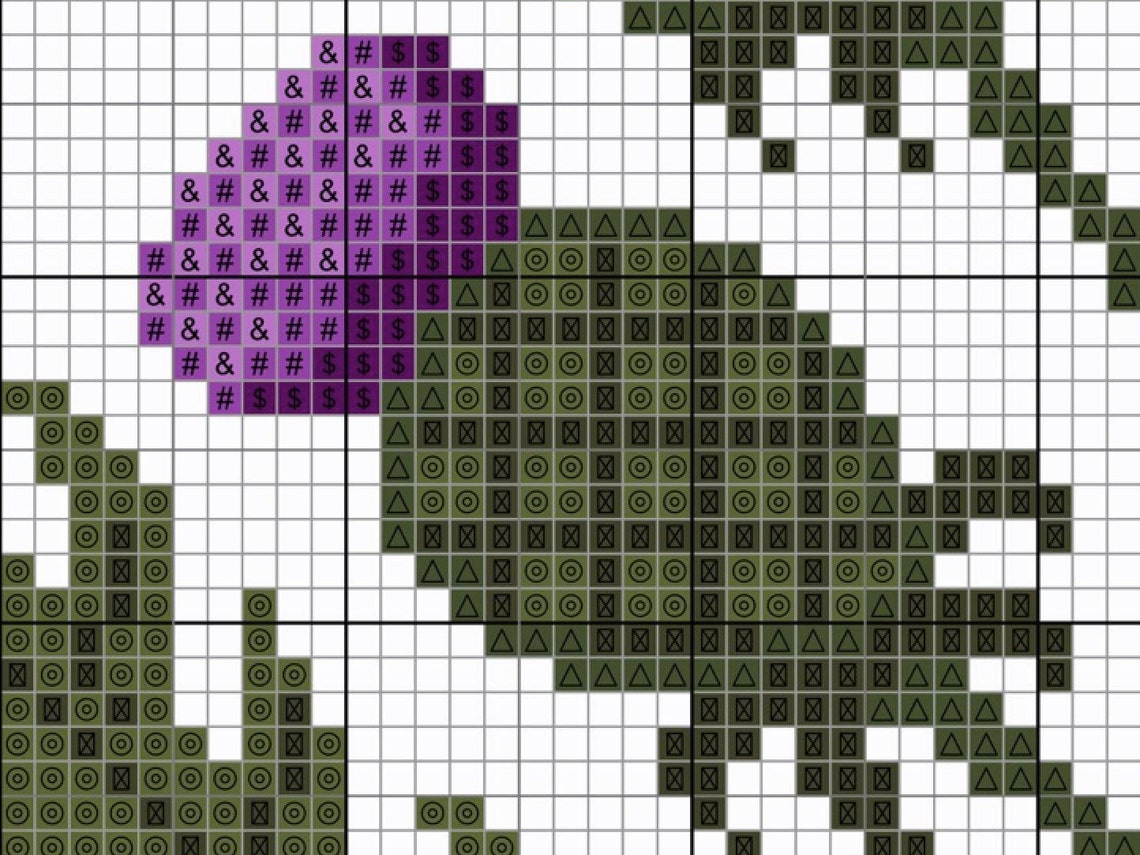Scottish Thistle Trio Cross Stitch Pattern PDF Only Instant Etsy