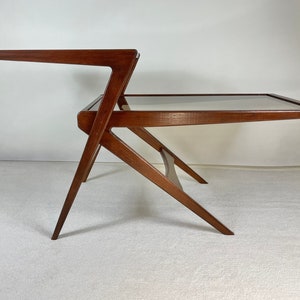 Wooden multi-level coffee table