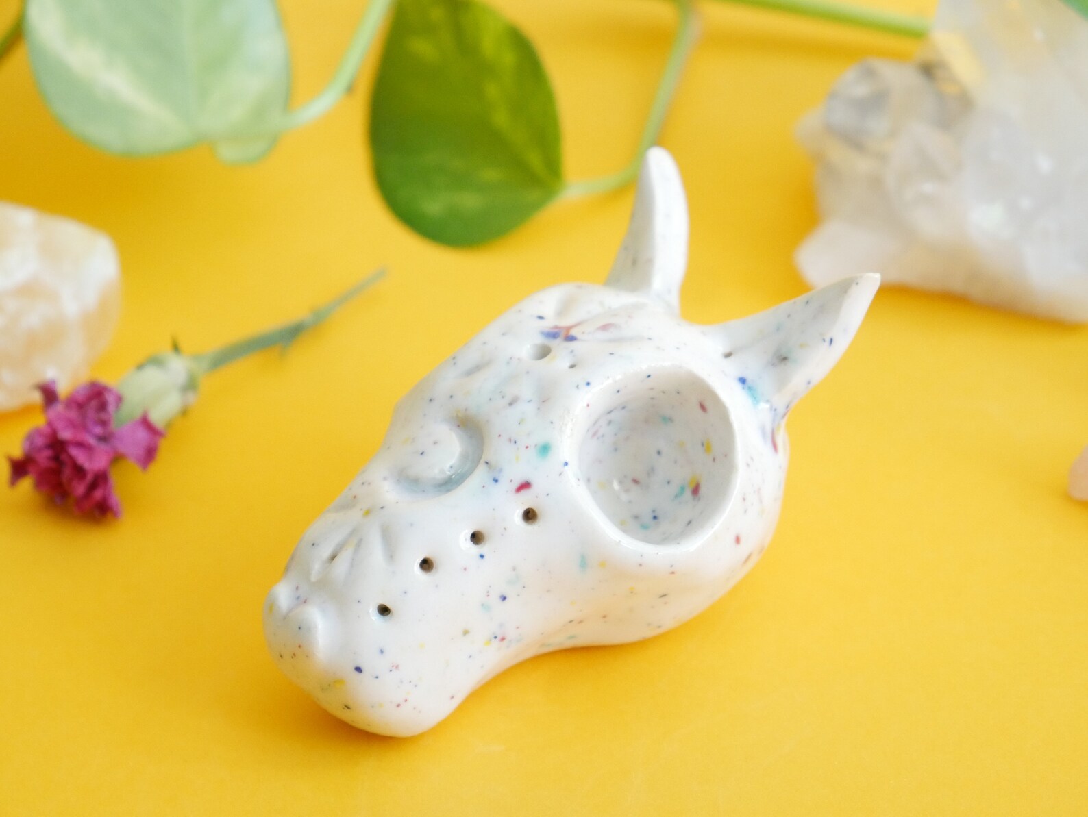 Ceramic animal skull handmade ceramic skull figurine Etsy