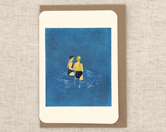 Greeting Card - Swatch Wild Swimmers