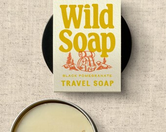 Wild Travel Soap - Black Pomegranate