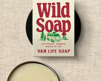 Wild Van Life Soap - Saffron, Amber, Moss and Fir