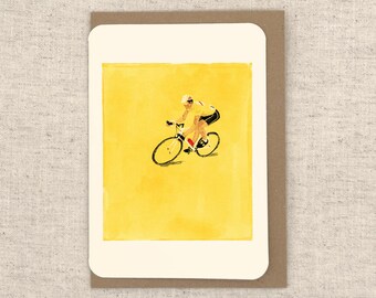 Greeting Card - Swatch Cyclist
