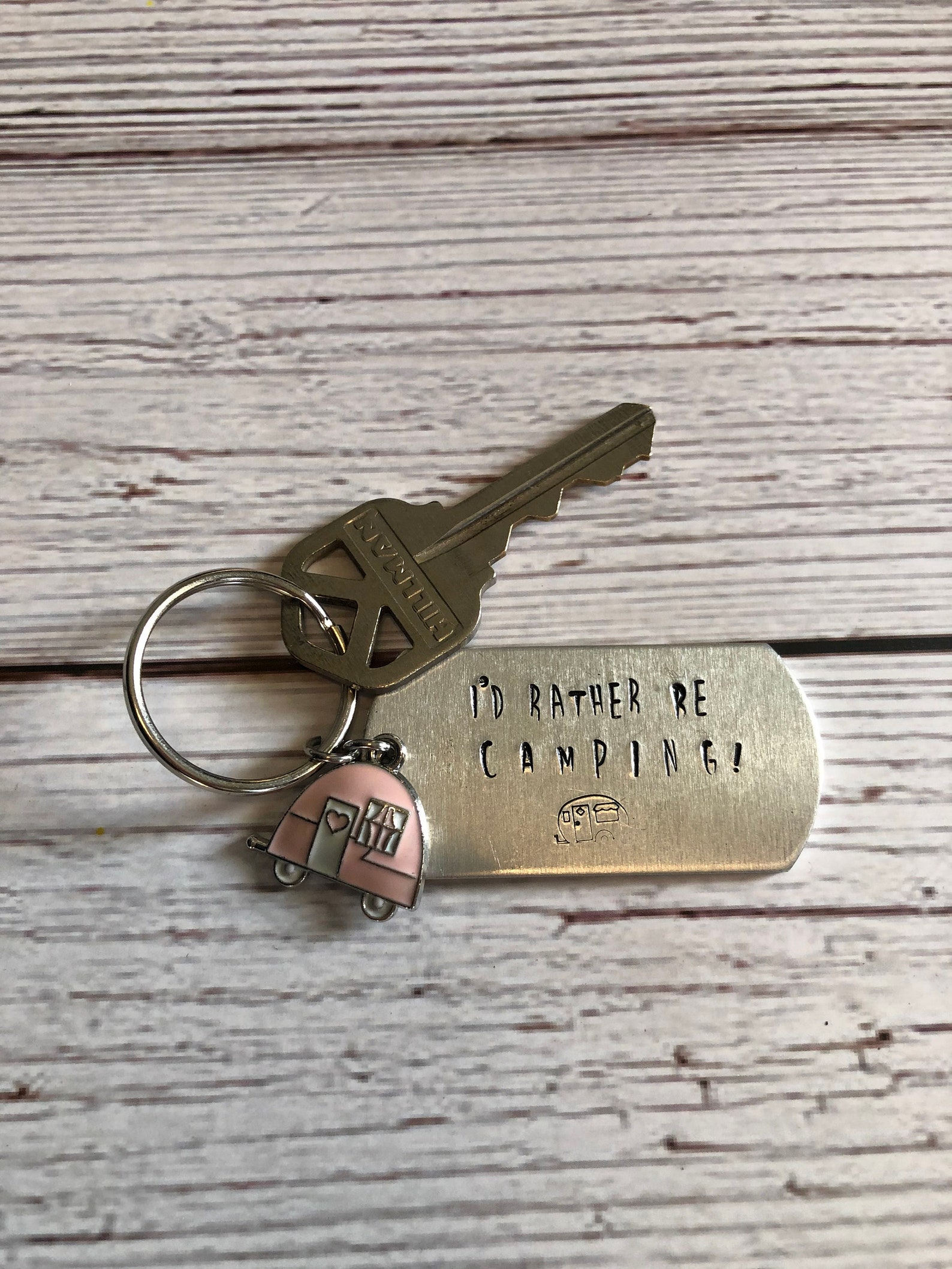 RV Trailer Keys Keychain with Trailer Charm Keychain for dad Etsy