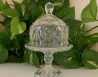 NICEXMAS Glass Cake Dome Cake Cover Tall Cheese Desert Cloche Dessert Display Cloche Bell Jar Dome Snack Fruit Server Salad Dome Transparent 15CM NICEXMAS Glass Cake Dome Cake Cover Tall Cheese Desert Cloche Dessert Display Cloche Bell Jar Dome Snack Fruit Server Salad Dome Transparent 15CM
