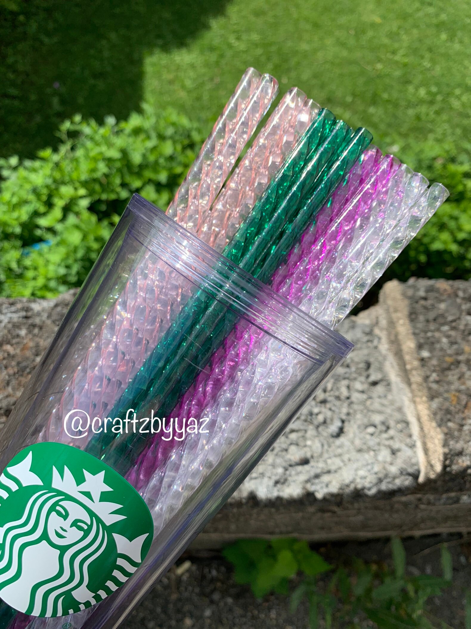 Starbucks Reusable Crystal Replacement 11 inch Straw| Starbucks Studd…