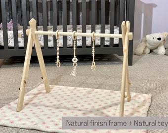 wooden hanging baby toys