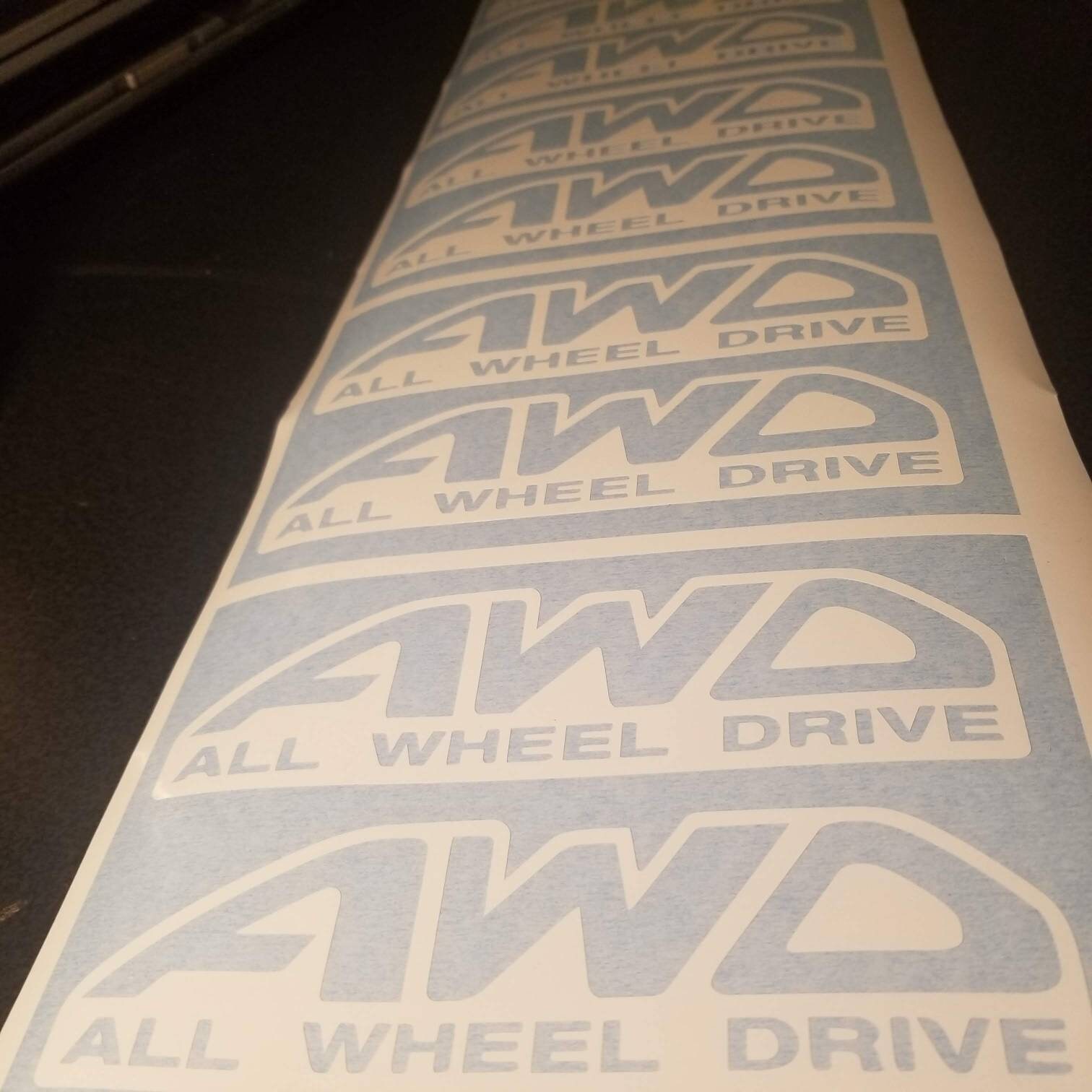 AWD | All Wheel Drive Vinyl Decals (set of 2) - Etsy