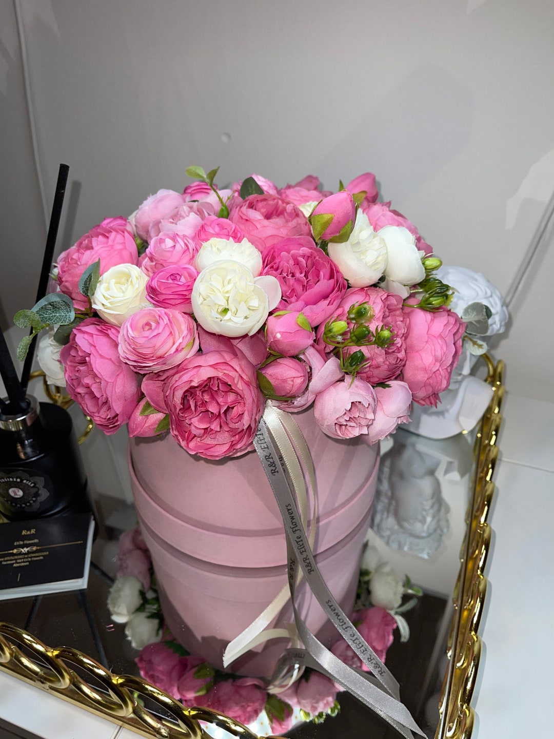 Rose Box / Flower Box / Hat Box / Birthday Gift Box / Roses / Flower