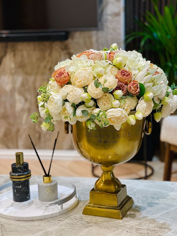 Large artificial flower arrangements for the home discount