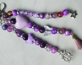 ZODIAC - key rings, handmade bag charms