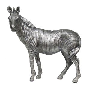 Zebra Pewter Sculpture
