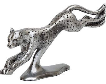 Pewter Cheetah Sculpture