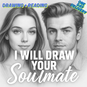 I Will Sketch & Describe Your Future Soulmate – Psychic Drawing, Fast Love Reading, Accurate Psychic Portrait, Fast Delivery, Soul mate