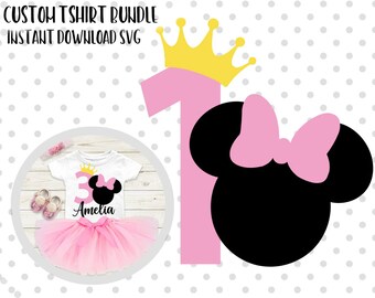 Download Minnie Birthday Svg Etsy