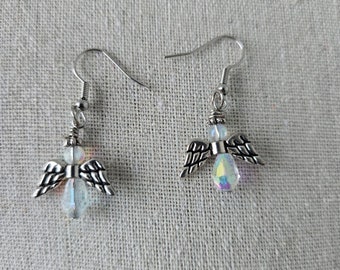 Beaded Angel Earrings