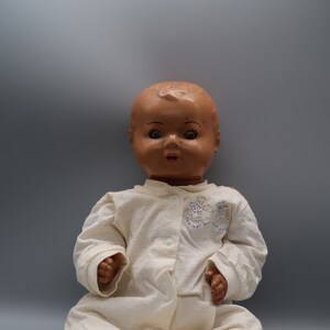 Very Old Composite Doll Composite Doll Collectible Old Doll in Very Old and Preloved Vintage Doll EE:N5