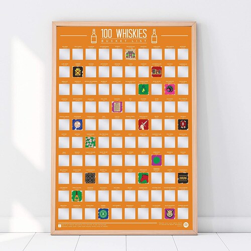 100 Wines Scratch off Bucket List Poster Etsy UK