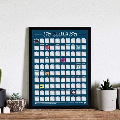 100 Movies You Must See Scratch off Bucket List Poster Etsy UK