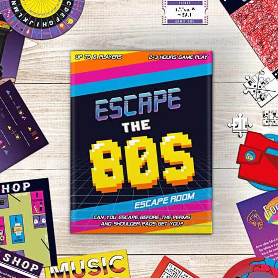 Escape the 80s Escape Room Etsy UK
