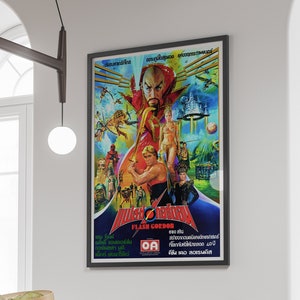 Manifesto del film Flash Gordon del 1980, versione thailandese, intraprendi un'avventura intergalattica