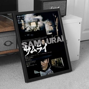 Le Samourai 1967 Japanische Version Vintage Filmplakat, Umfassen die Essenz des Cooles