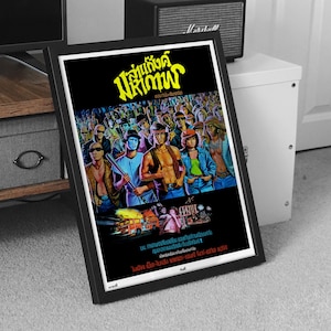 The Warriors (1979) Movie Poster Thai Version | Vintage Movie Poster | Asian Wall Decor | Thailand Cinema Print