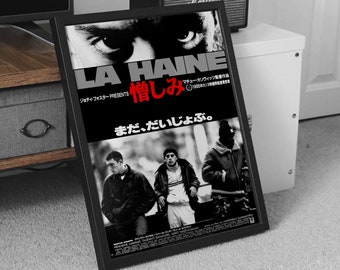 La Haine Japanese Movie Poster - Vintage Film Art - Collector&#39;s Item - Unique Wall Decor