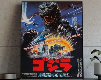 Godzilla Japanese Movie Poster, 1954 Monster Movie Legend