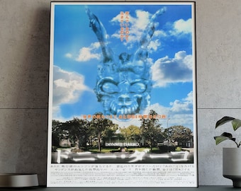 Donnie Darko 2001 Japanese Version Vintage Movie Poster, Unravel the Mystery