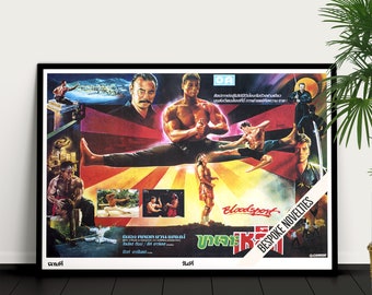 Bloodsport 1988 Thai Version Vintage Movie Poster - Etsy
