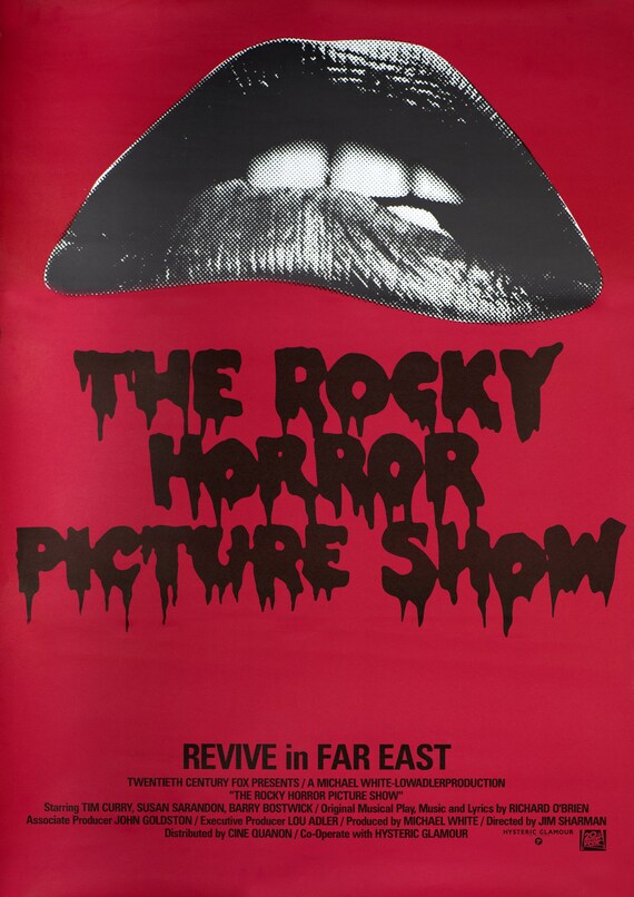 The Rocky Horror Picture Show Movie Poster 1975 Vintage - Etsy